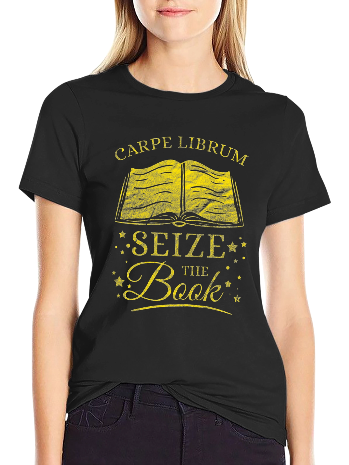 Carpe Librum T-Shirt - Seize The Book Graphic Tee