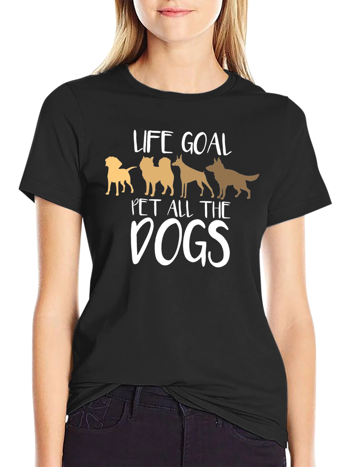 Life Goal Pet All The Dogs Graphic Tee
