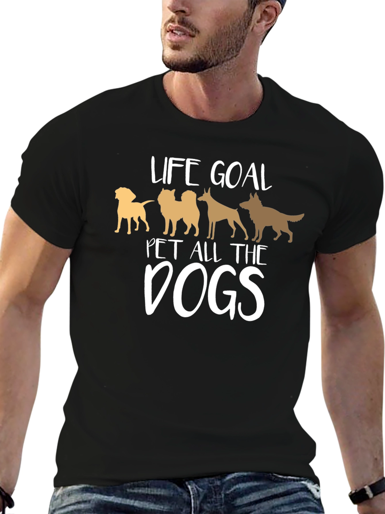 Life Goal Pet All The Dogs Graphic Tee