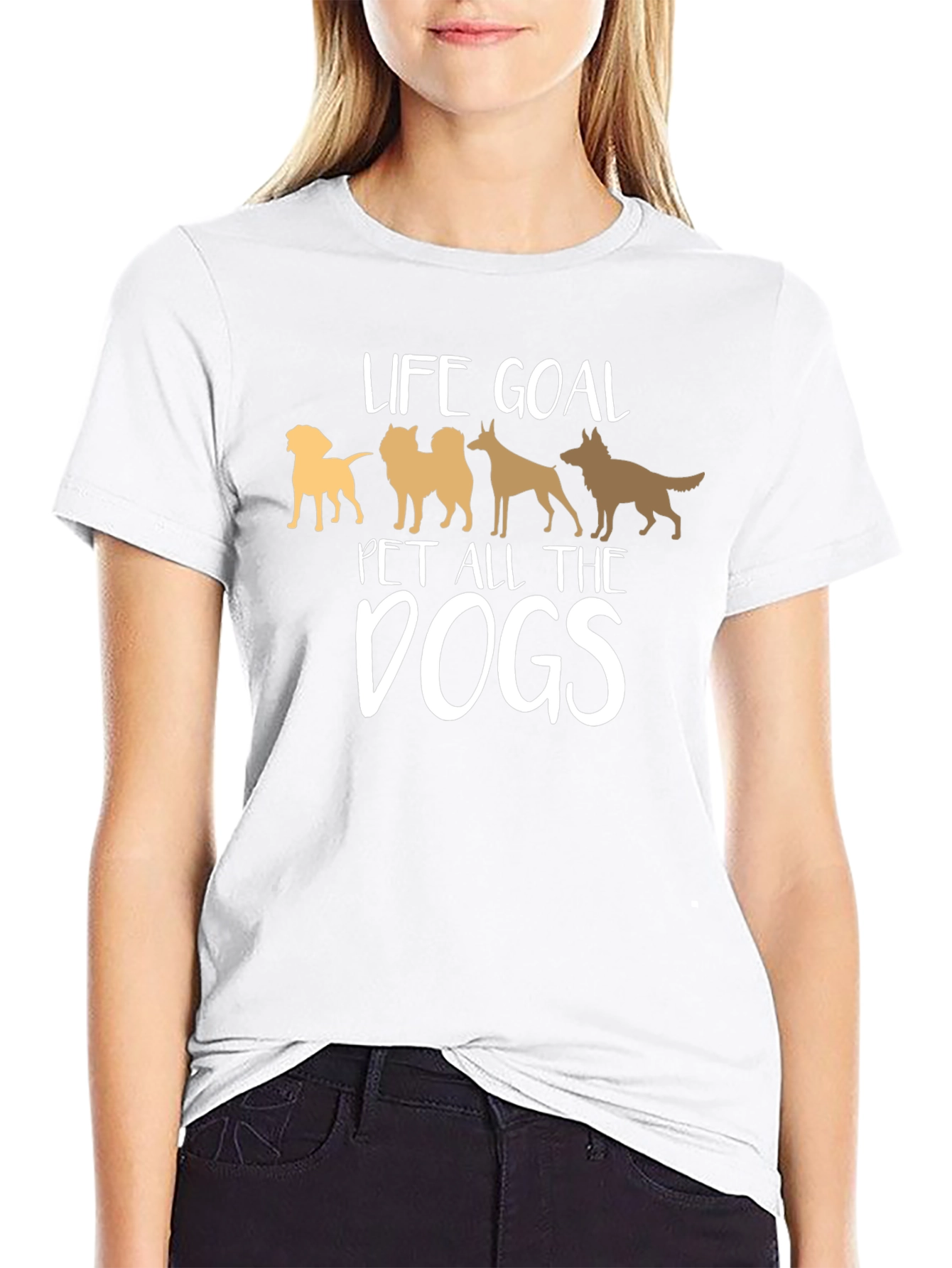 Life Goal Pet All The Dogs Graphic Tee