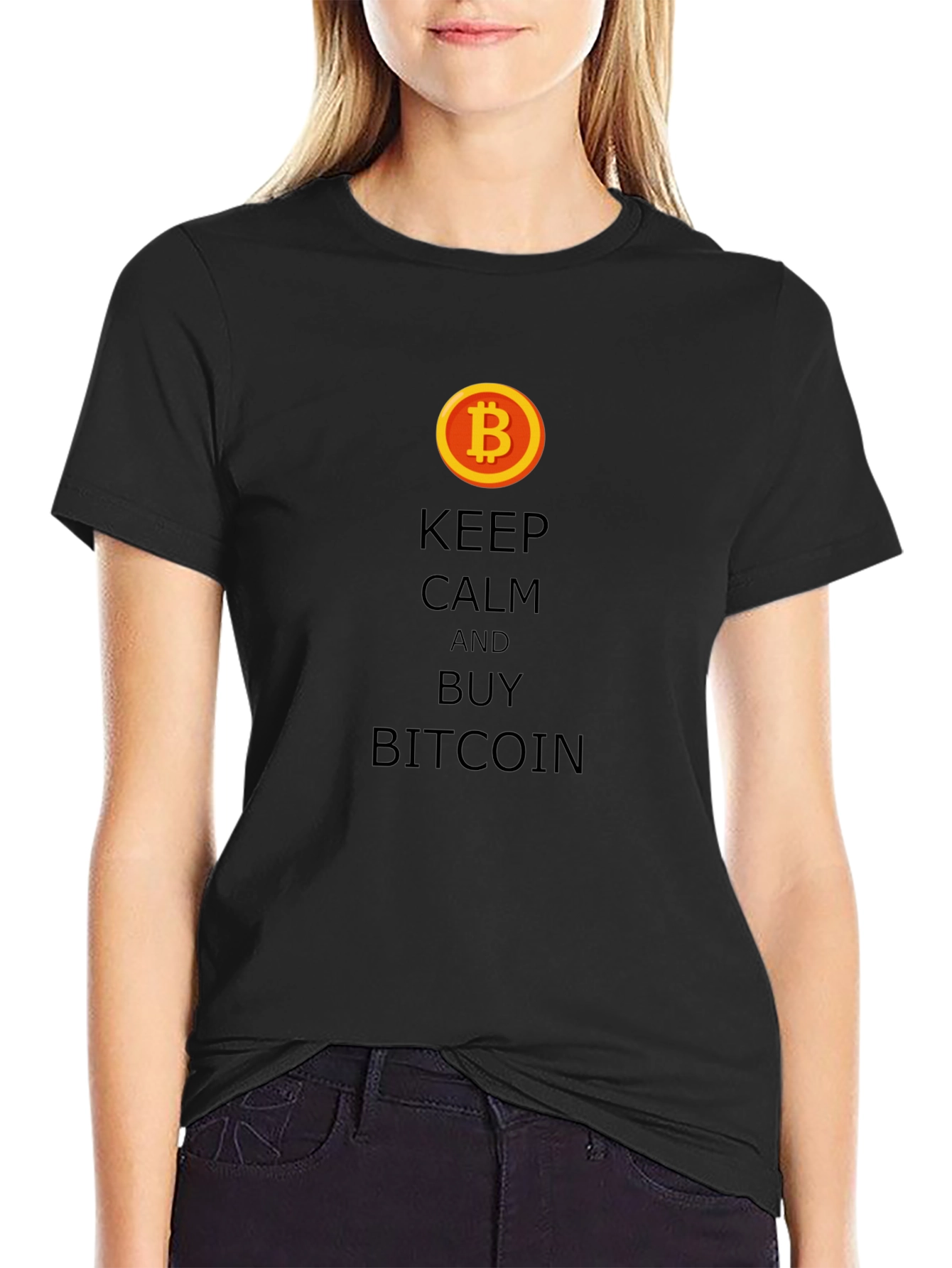 Keep Calm and Buy Bitcoin T-Shirt - Crypto Tee