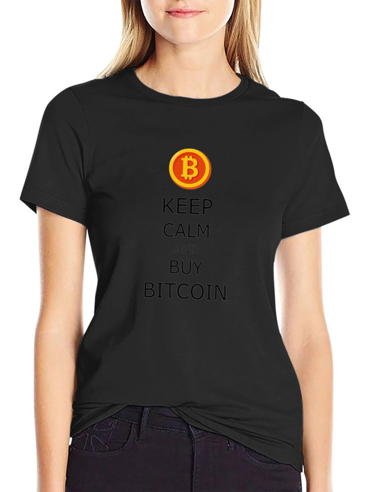 Keep Calm and Buy Bitcoin T-Shirt - Crypto Tee