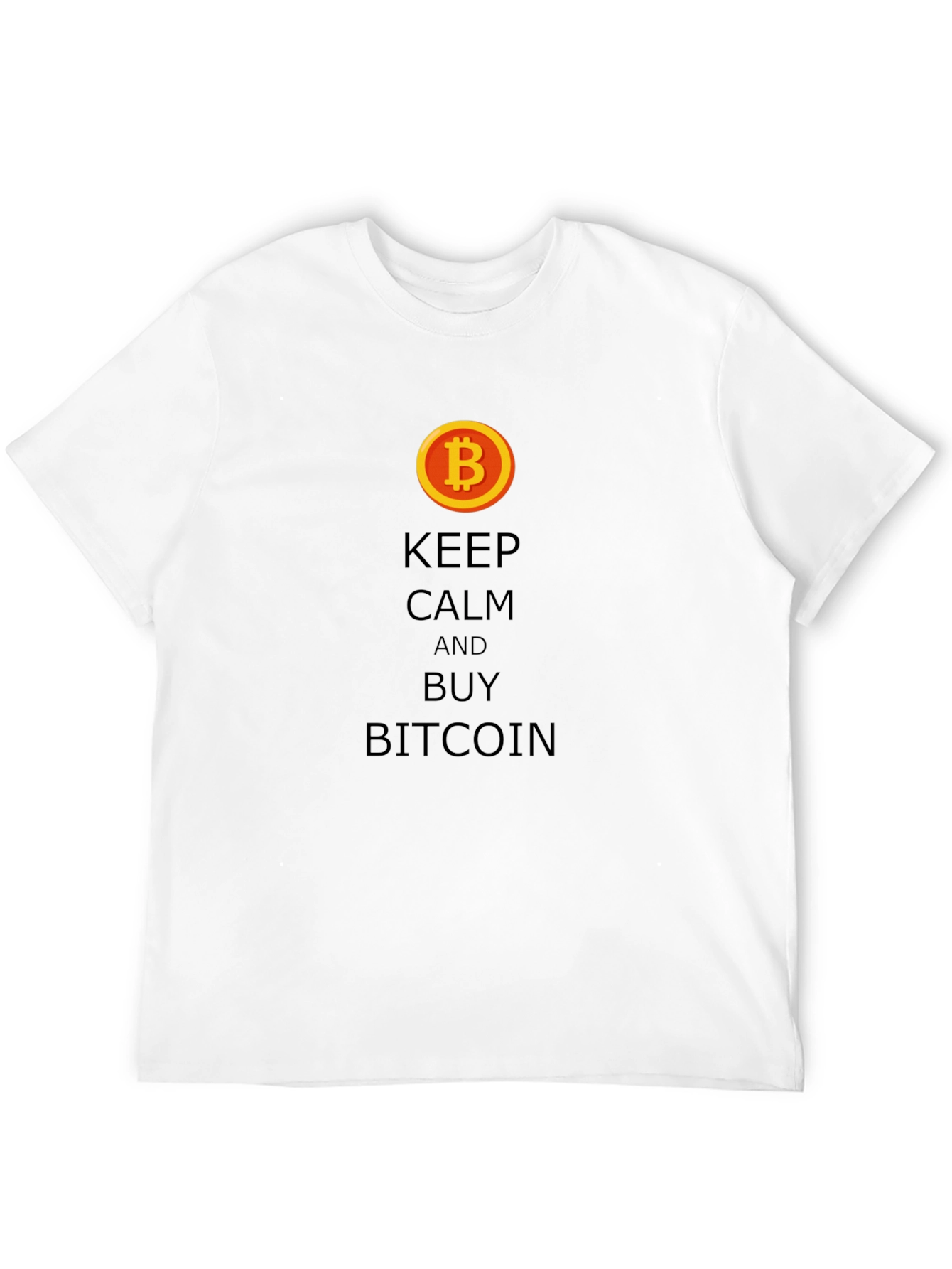 Keep Calm and Buy Bitcoin T-Shirt - Crypto Tee