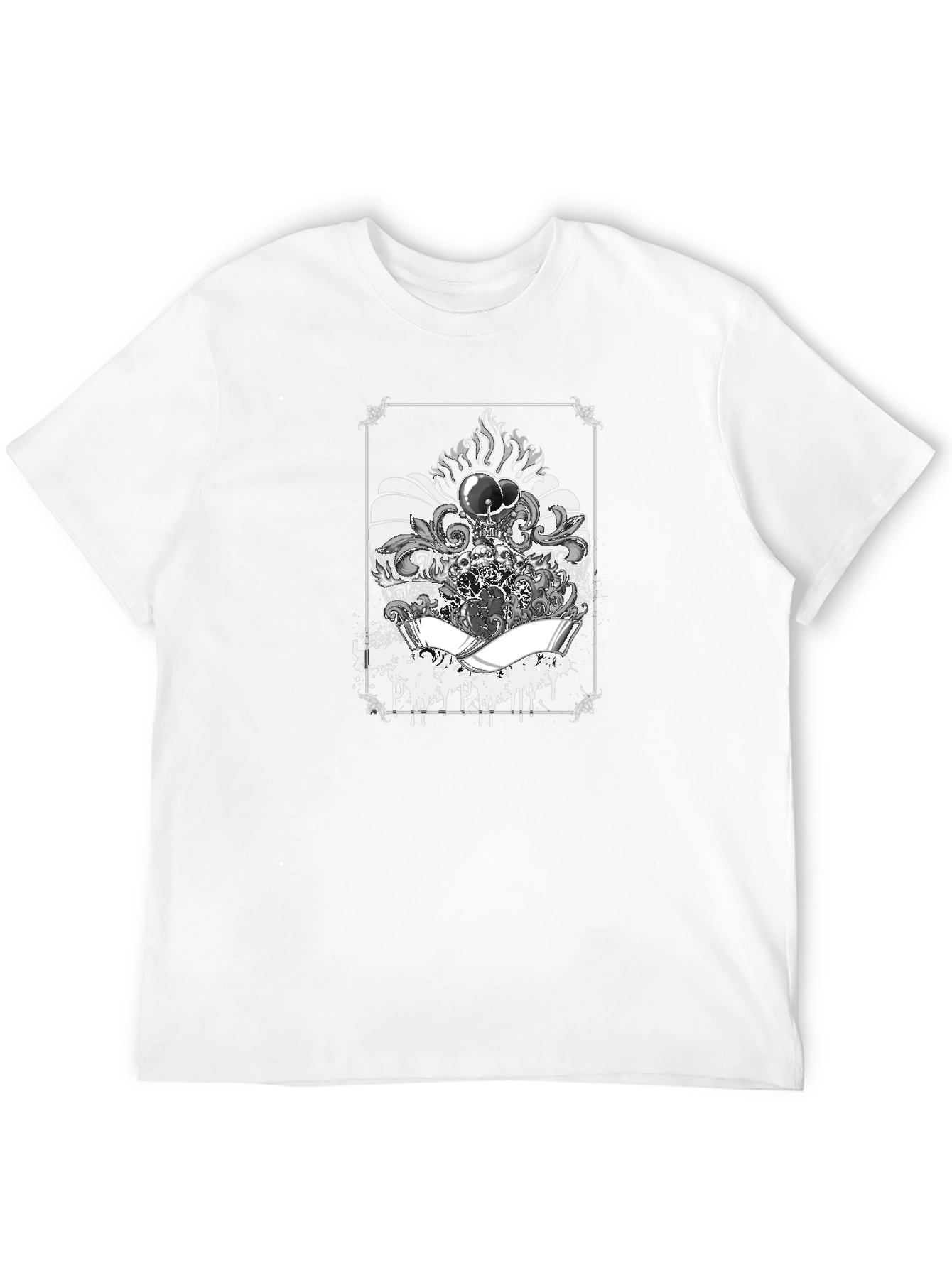 Mens Graphic Tee - Skull & Aces