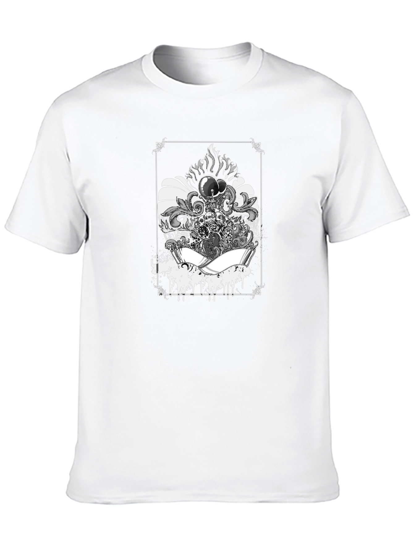 Mens Graphic Tee - Skull & Aces