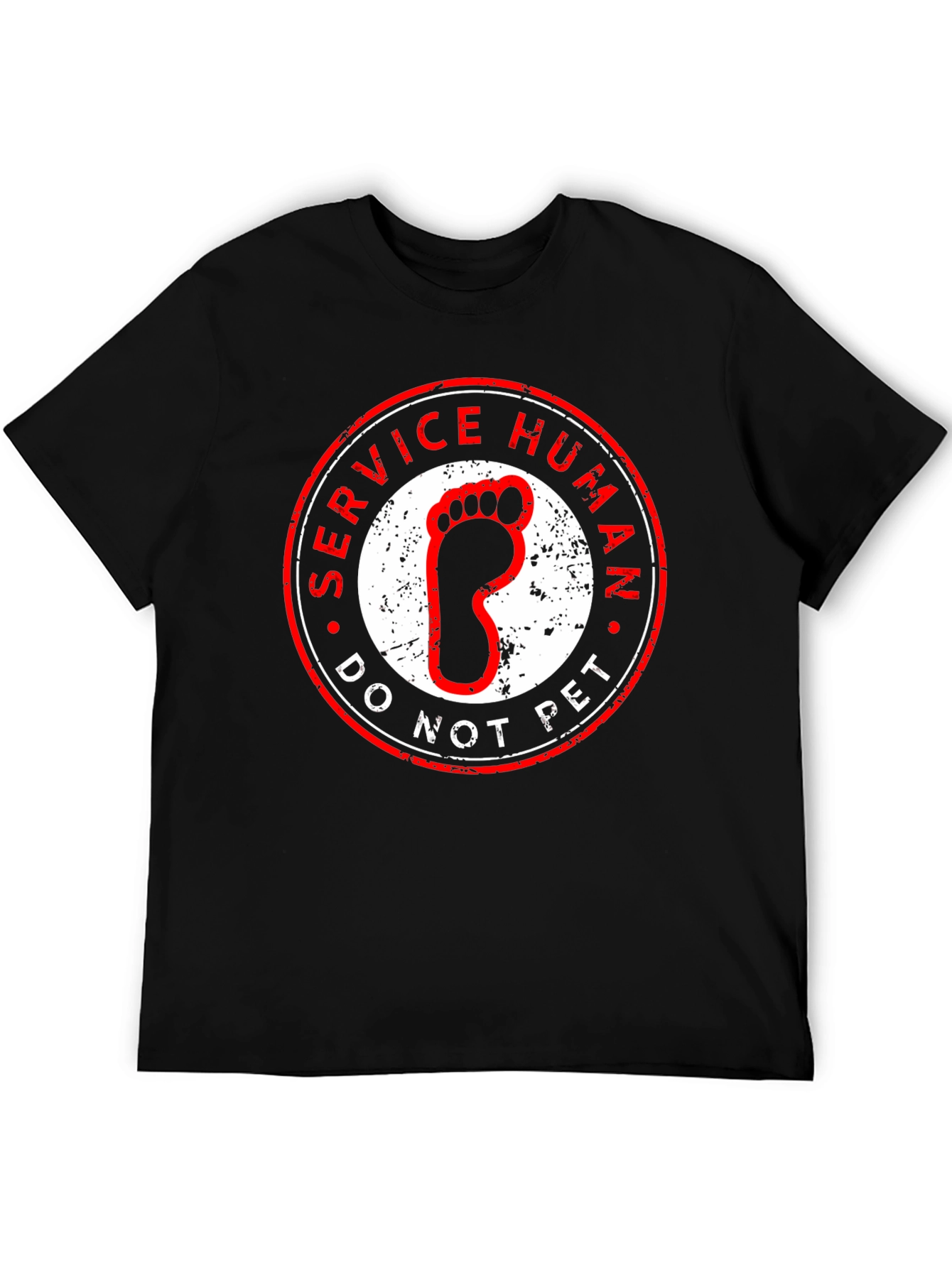 Service Human - Do Not Pet Funny T-Shirt