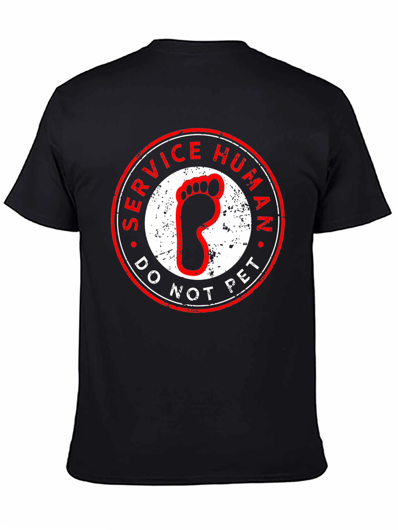 Service Human - Do Not Pet Funny T-Shirt