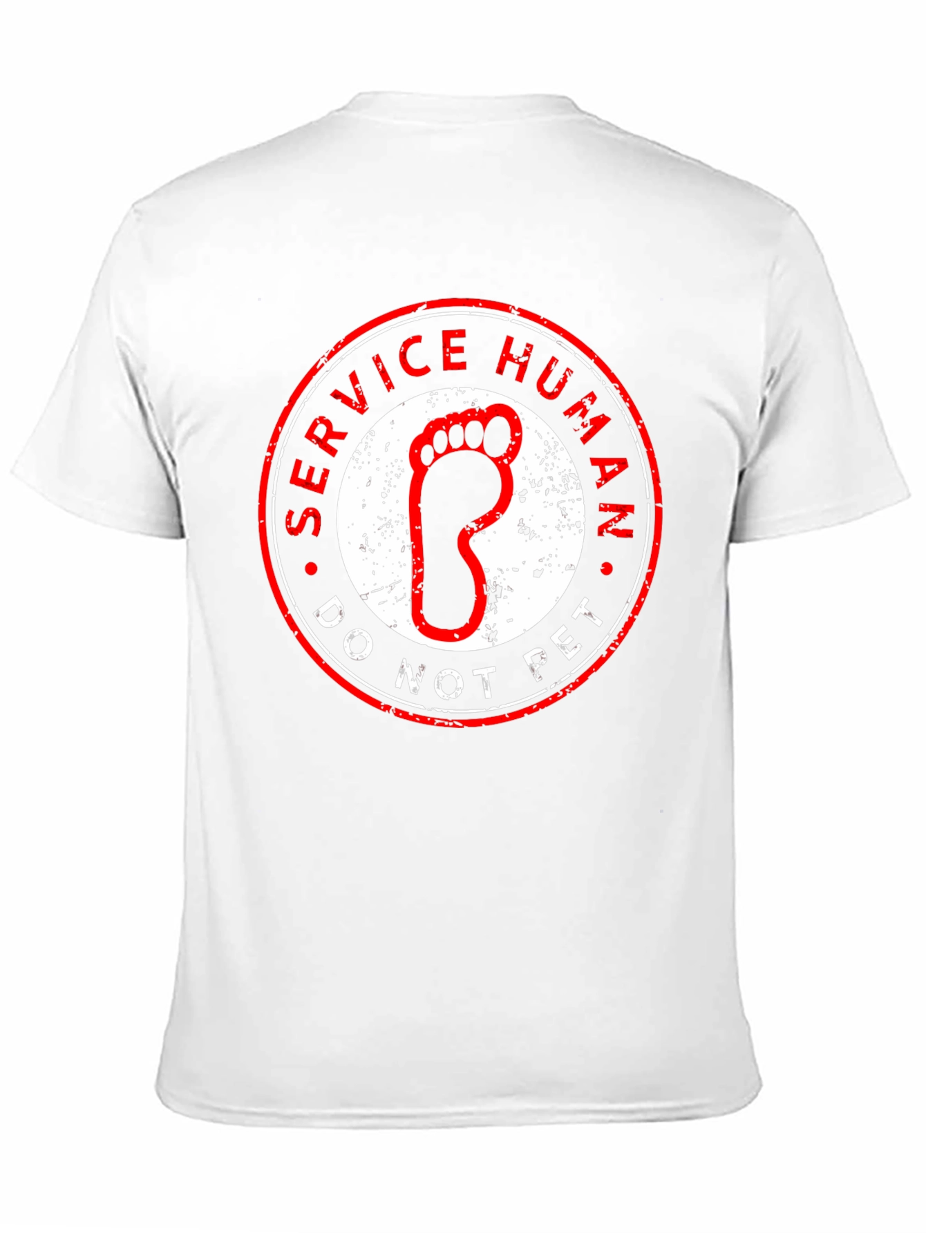 Service Human - Do Not Pet Funny T-Shirt