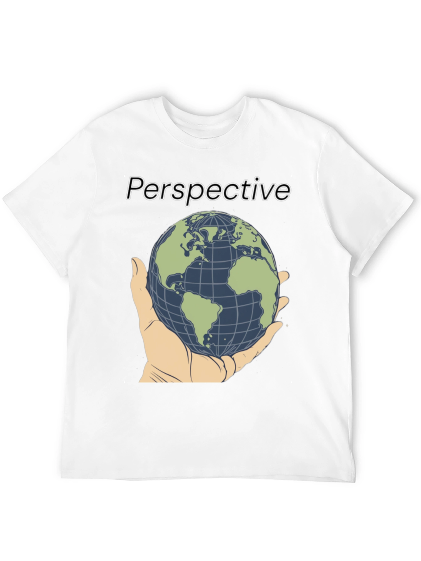 Perspective World in Hand Graphic Tee