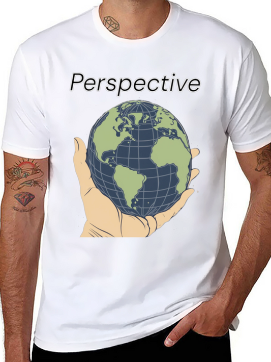 Perspective World in Hand Graphic Tee