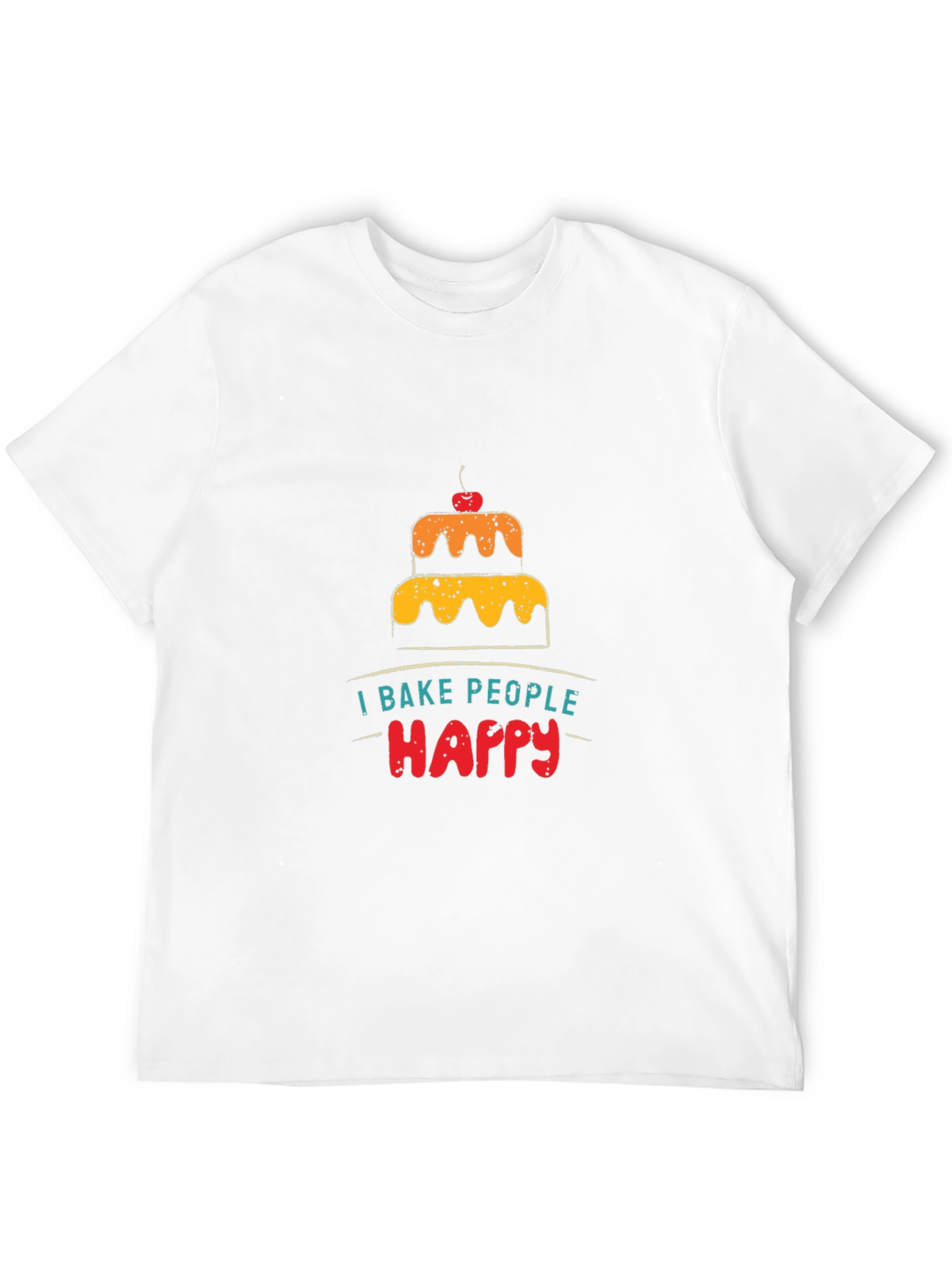 I Bake People Happy Graphic Tee