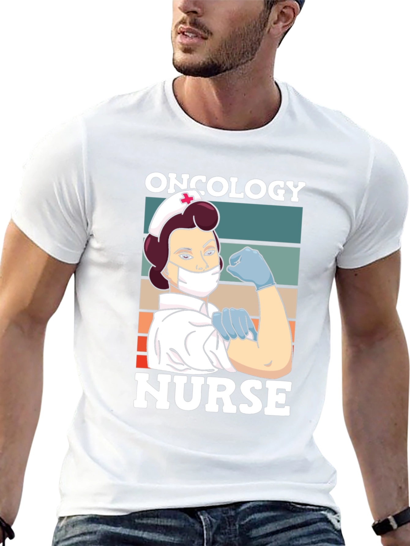 Oncology Nurse T-Shirt - Strong Healthcare Hero Tee