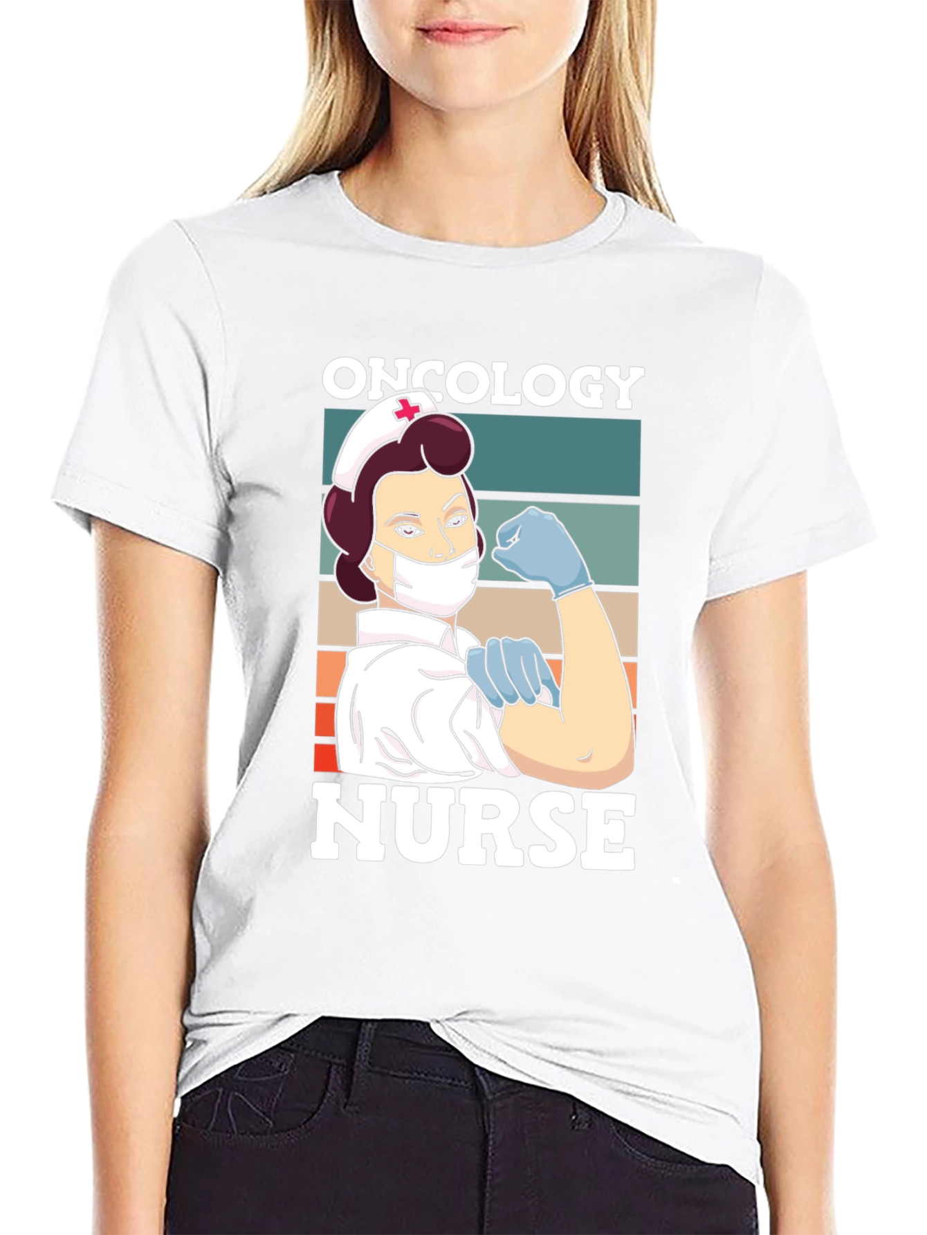 Oncology Nurse T-Shirt - Strong Healthcare Hero Tee