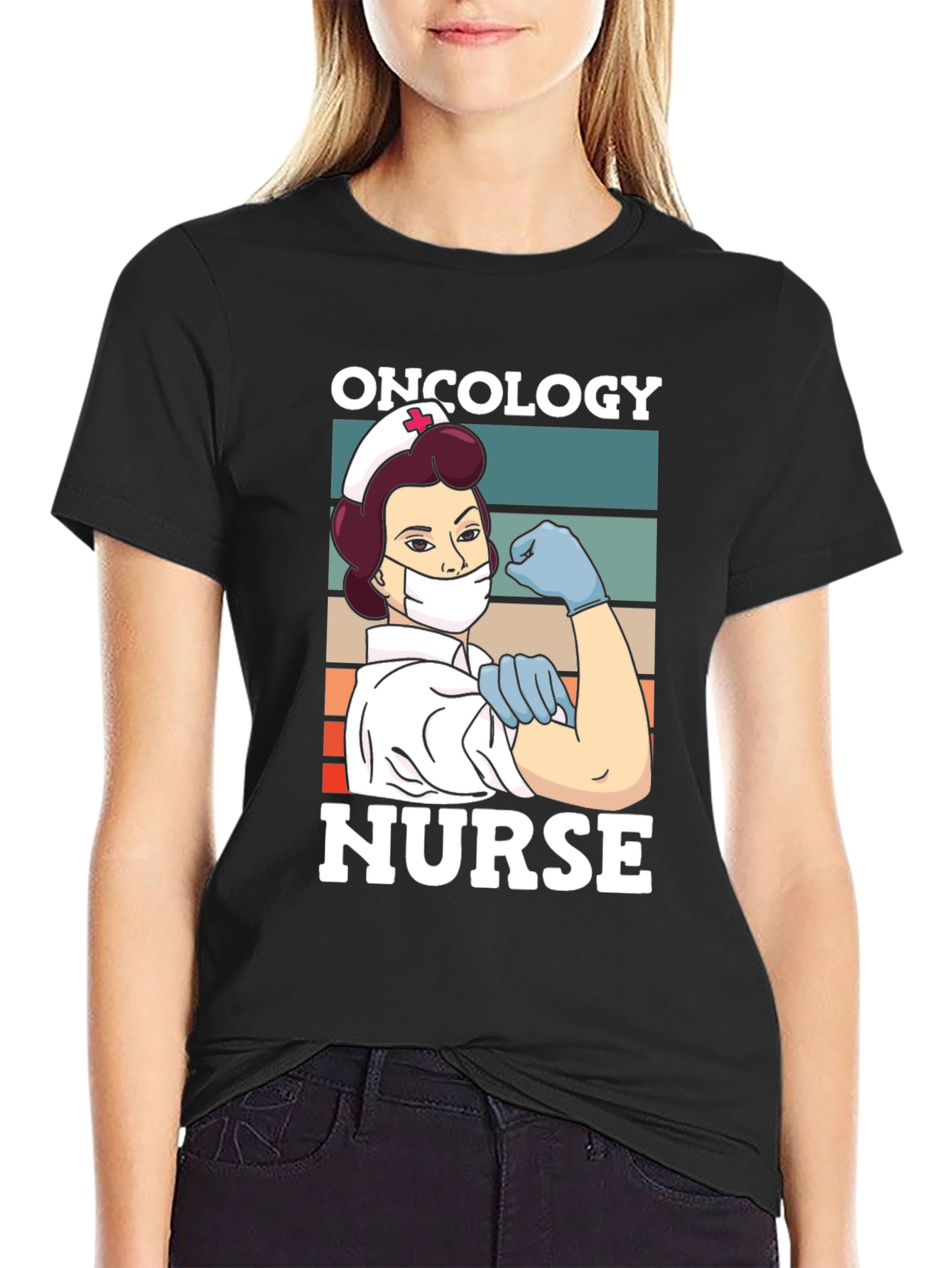 Oncology Nurse T-Shirt - Strong Healthcare Hero Tee