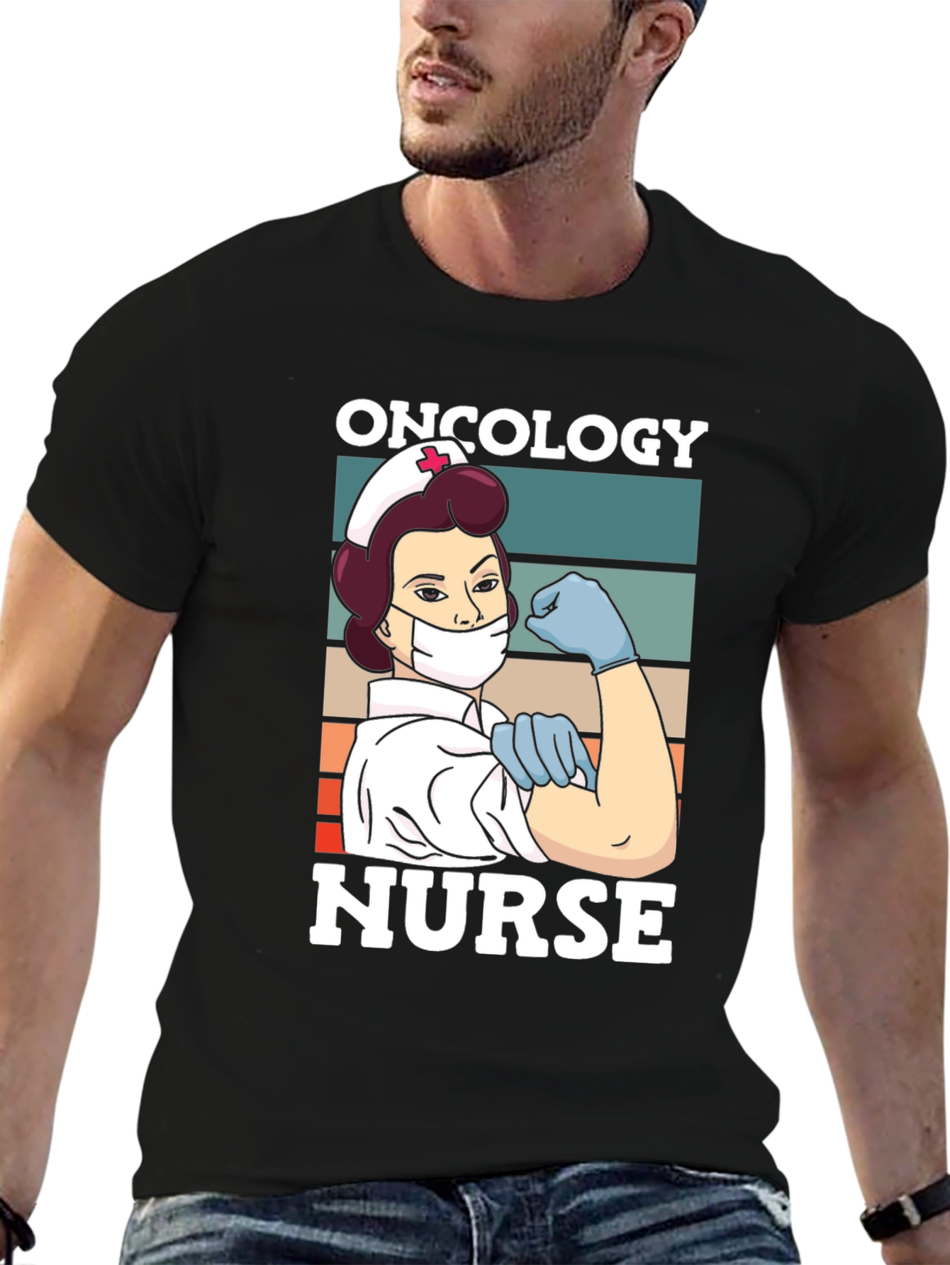 Oncology Nurse T-Shirt - Strong Healthcare Hero Tee