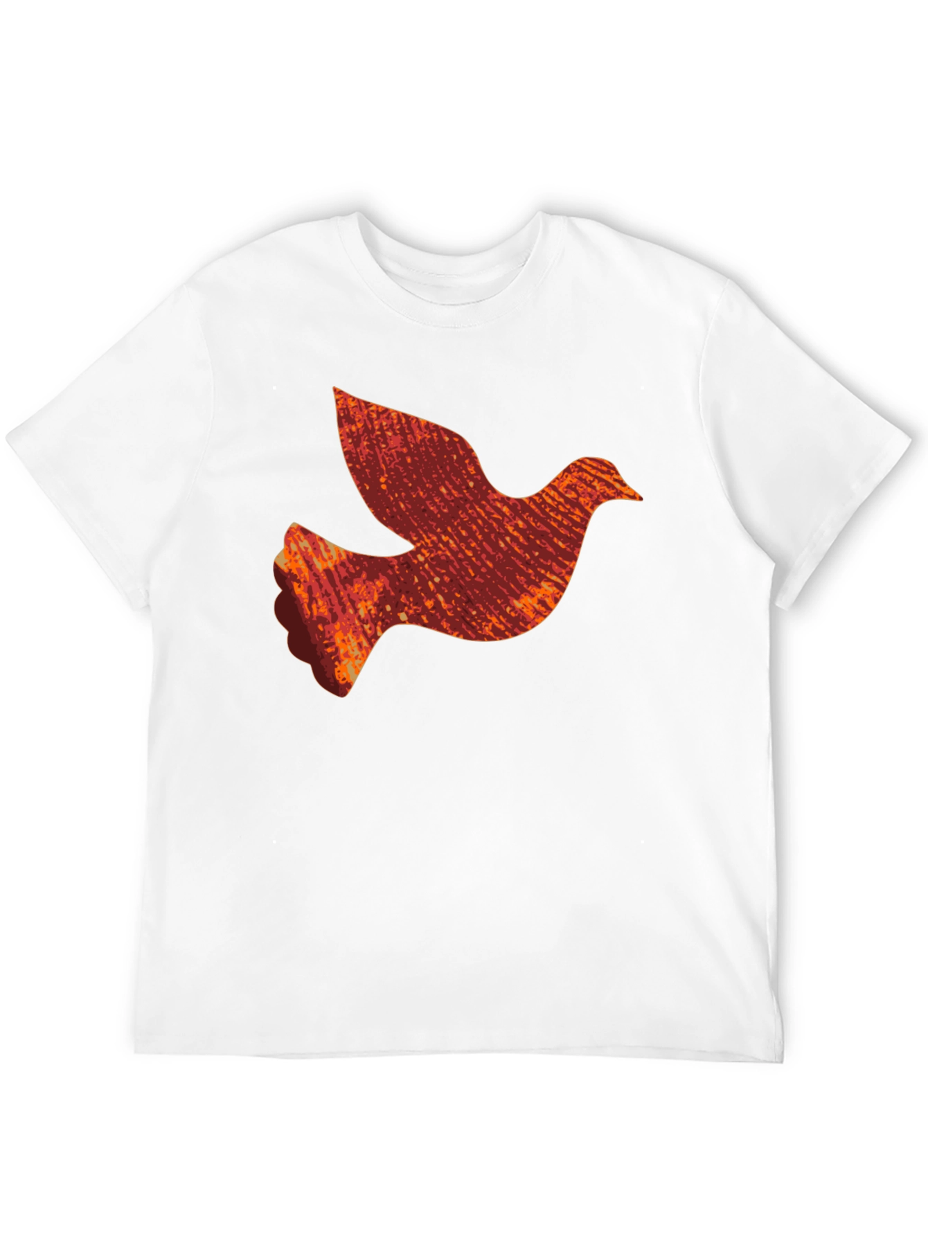 Retro Dove Graphic Tee - Mens Black T-Shirt