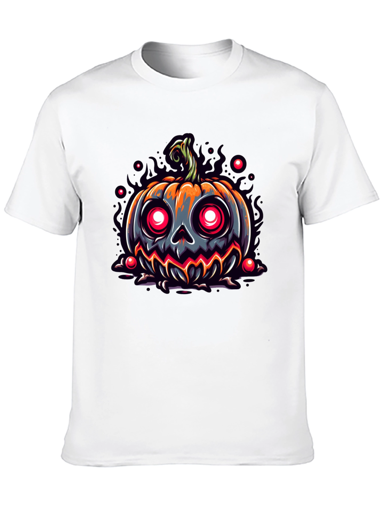 Spooky Halloween Pumpkin Graphic Tee