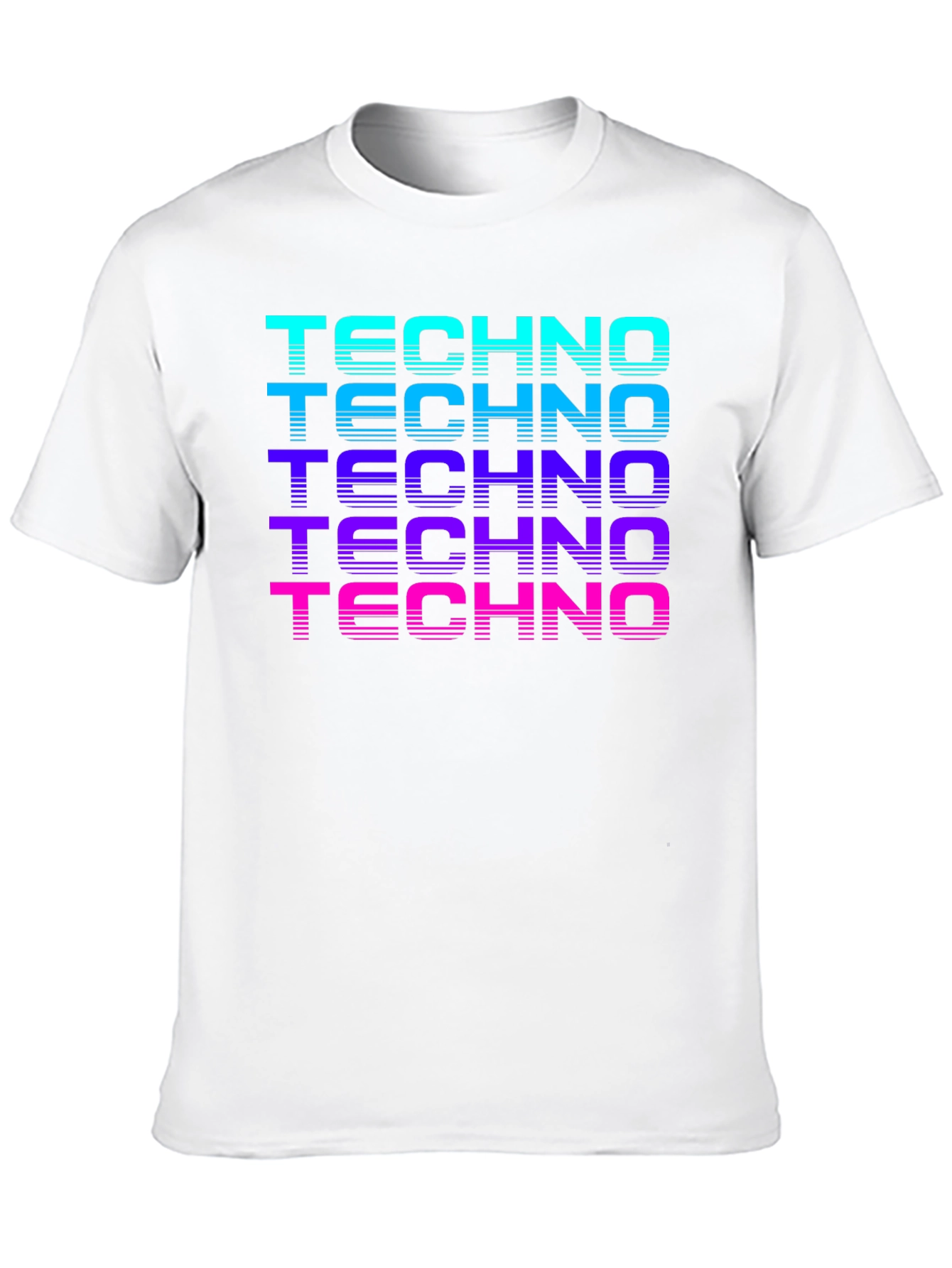 Retro Techno Graphic T-Shirt