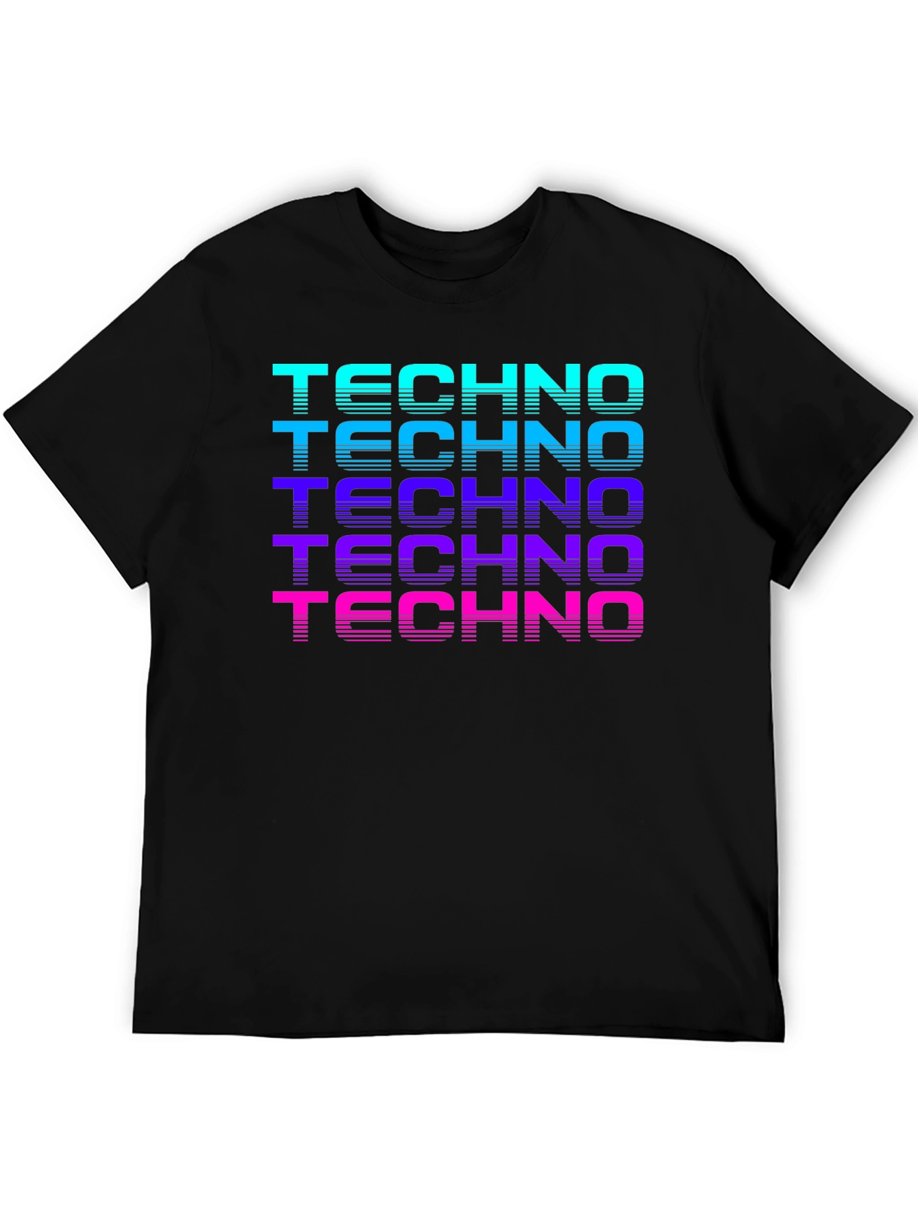 Retro Techno Graphic T-Shirt