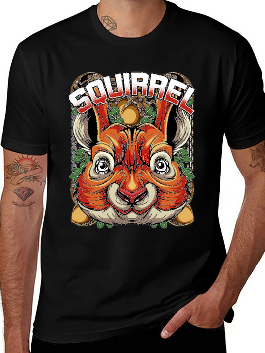 Squirrel Graphic Tee - Unique Animal Design