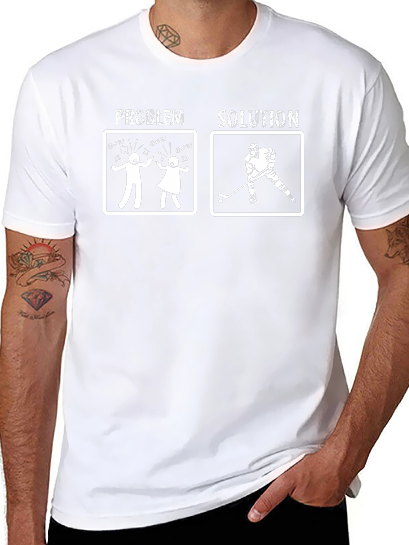 Problem Solution Hockey T-Shirt