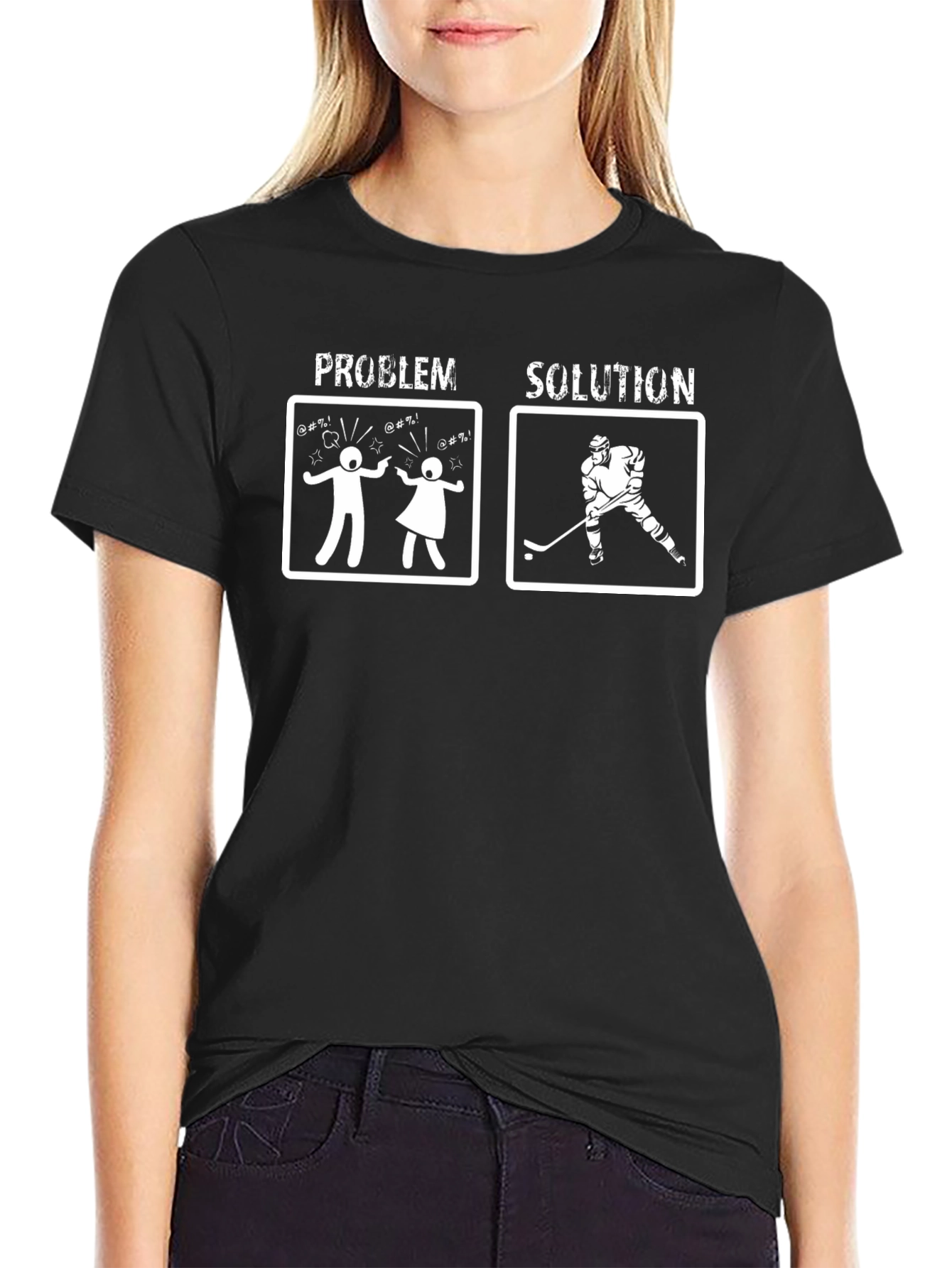 Problem Solution Hockey T-Shirt