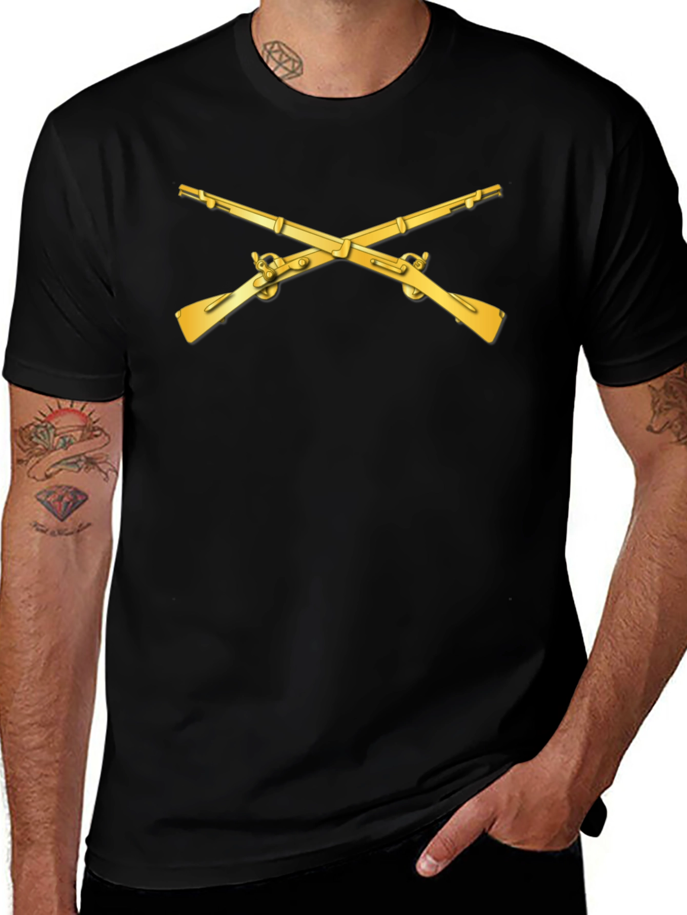 Musket Graphic T-Shirt - Classic Black