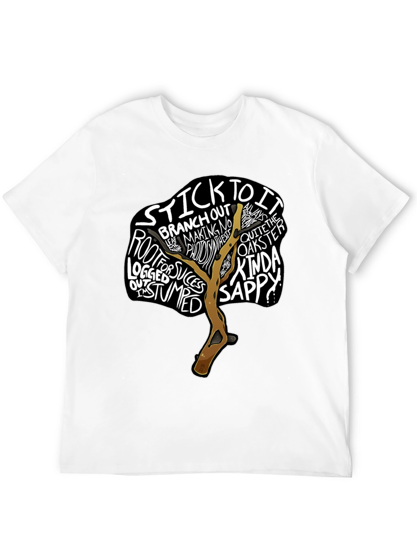 Motivational Tree Graphic Tee - Stick To It