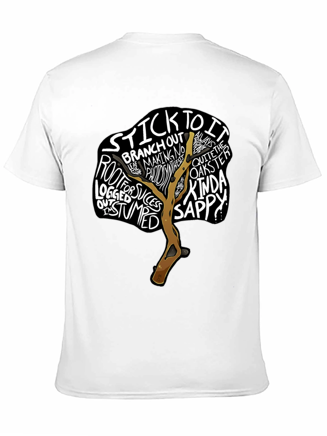 Motivational Tree Graphic Tee - Stick To It