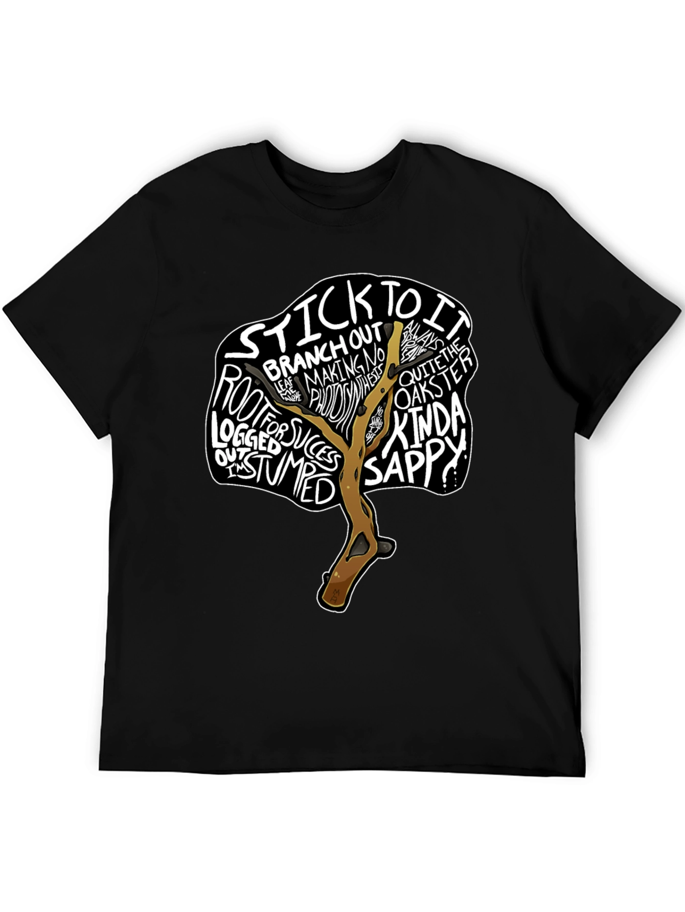 Motivational Tree Graphic Tee - Stick To It