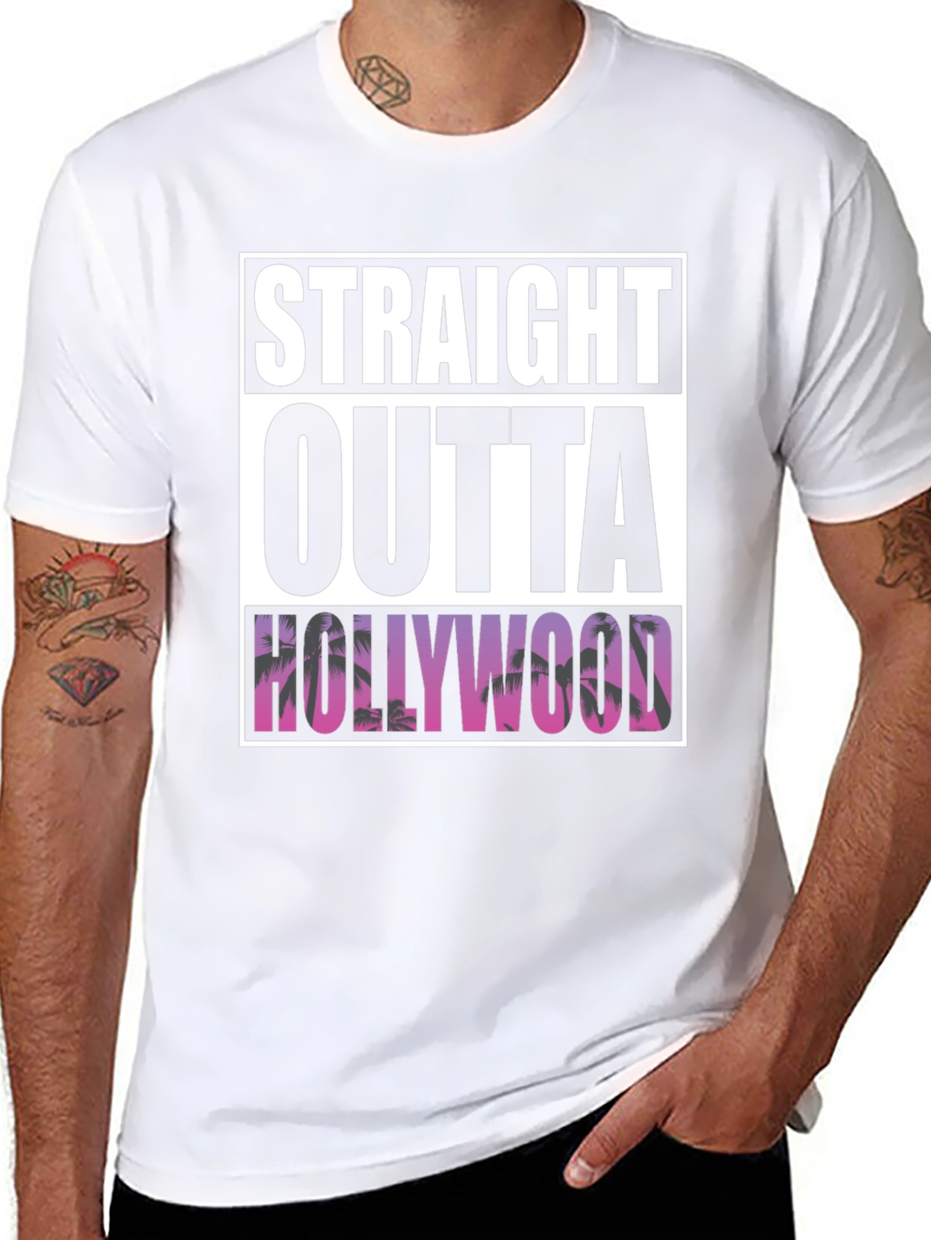 Straight Outta Hollywood Graphic Tee