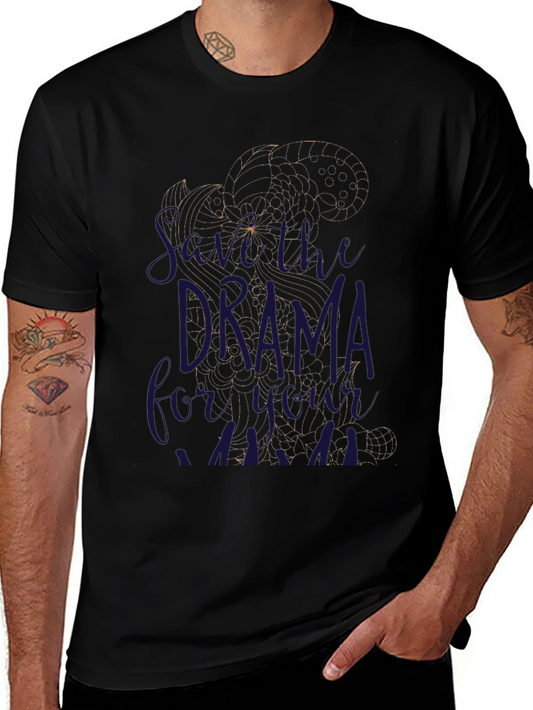 Drama Queen T-Shirt Black Unisex
