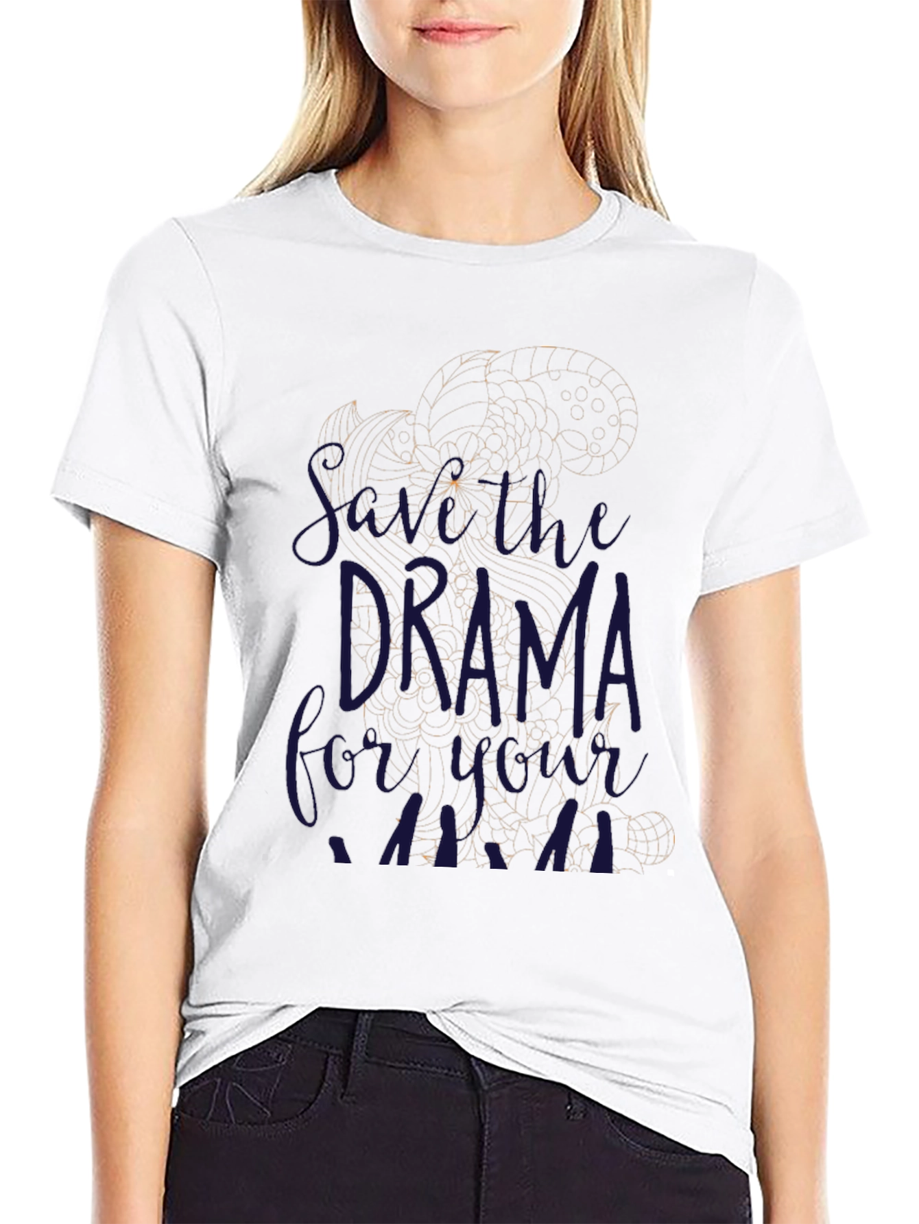 Drama Queen T-Shirt Black Unisex
