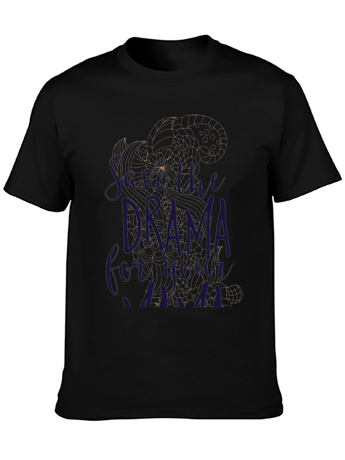 Drama Queen T-Shirt Black Unisex