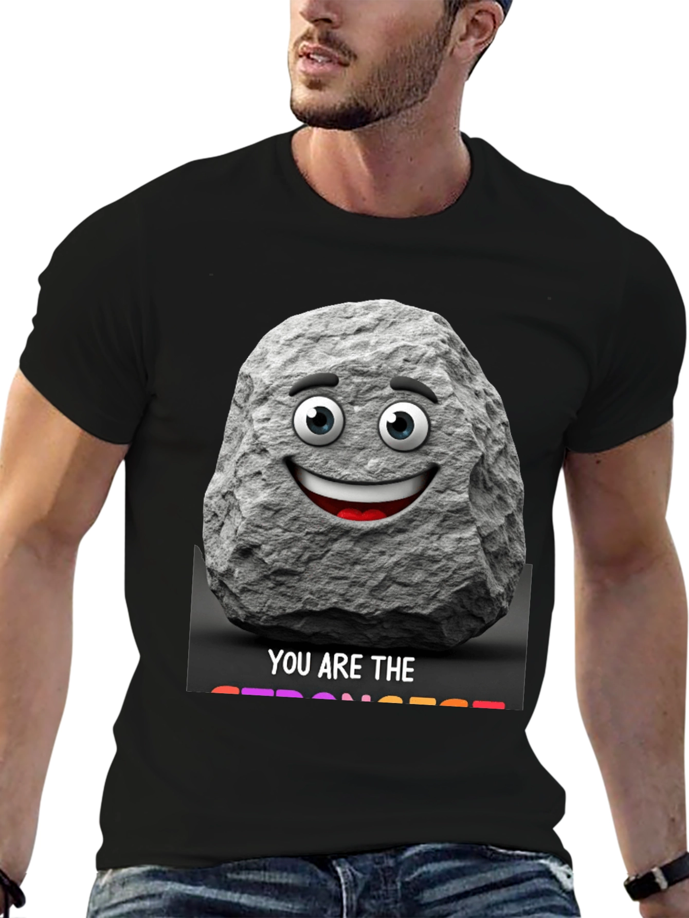 Strong As A Rock Graphic T-Shirt