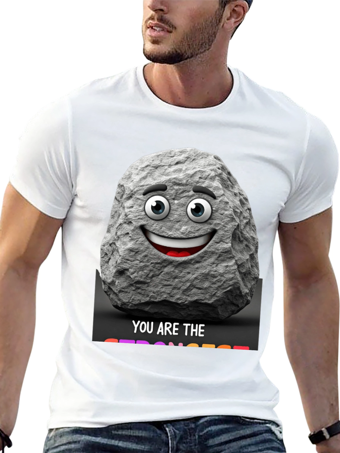 Strong As A Rock Graphic T-Shirt