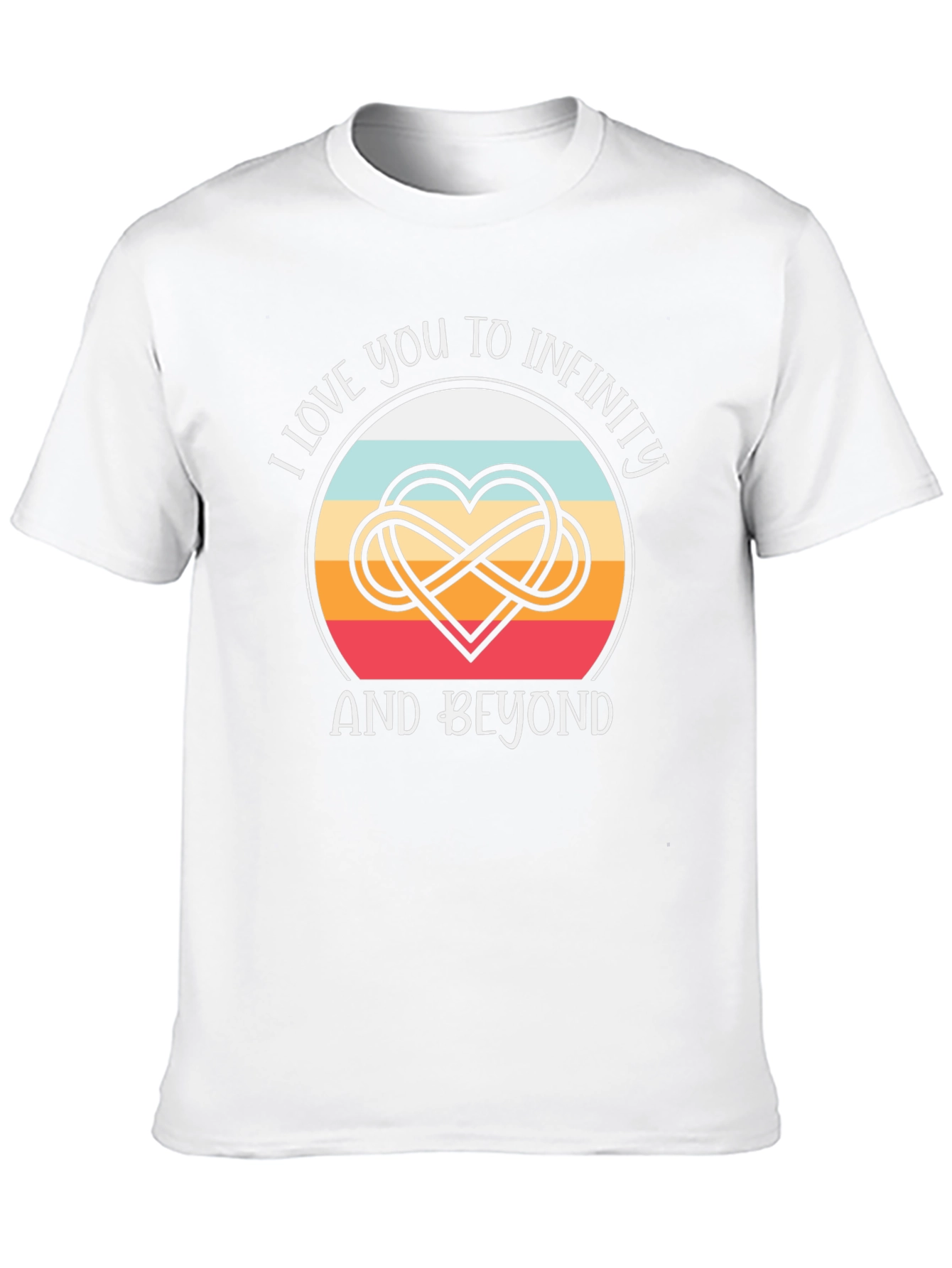 Infinity Love T-Shirt - Heart & Beyond Design
