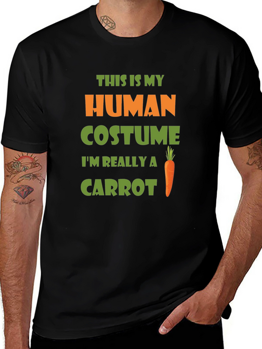 Funny Carrot Costume T-Shirt - This is My Human Costume