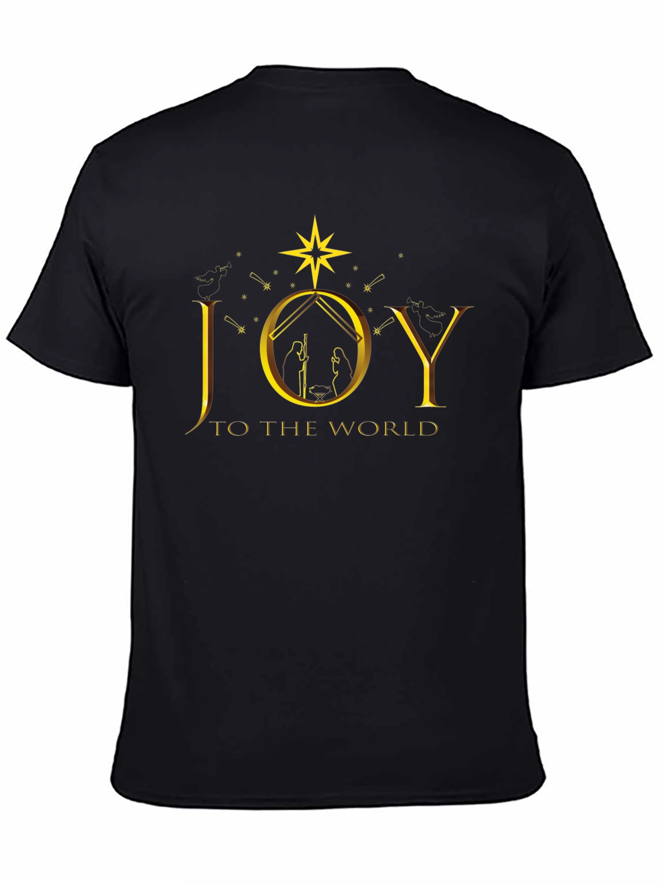 Joy to The World Christmas Graphic T-Shirt