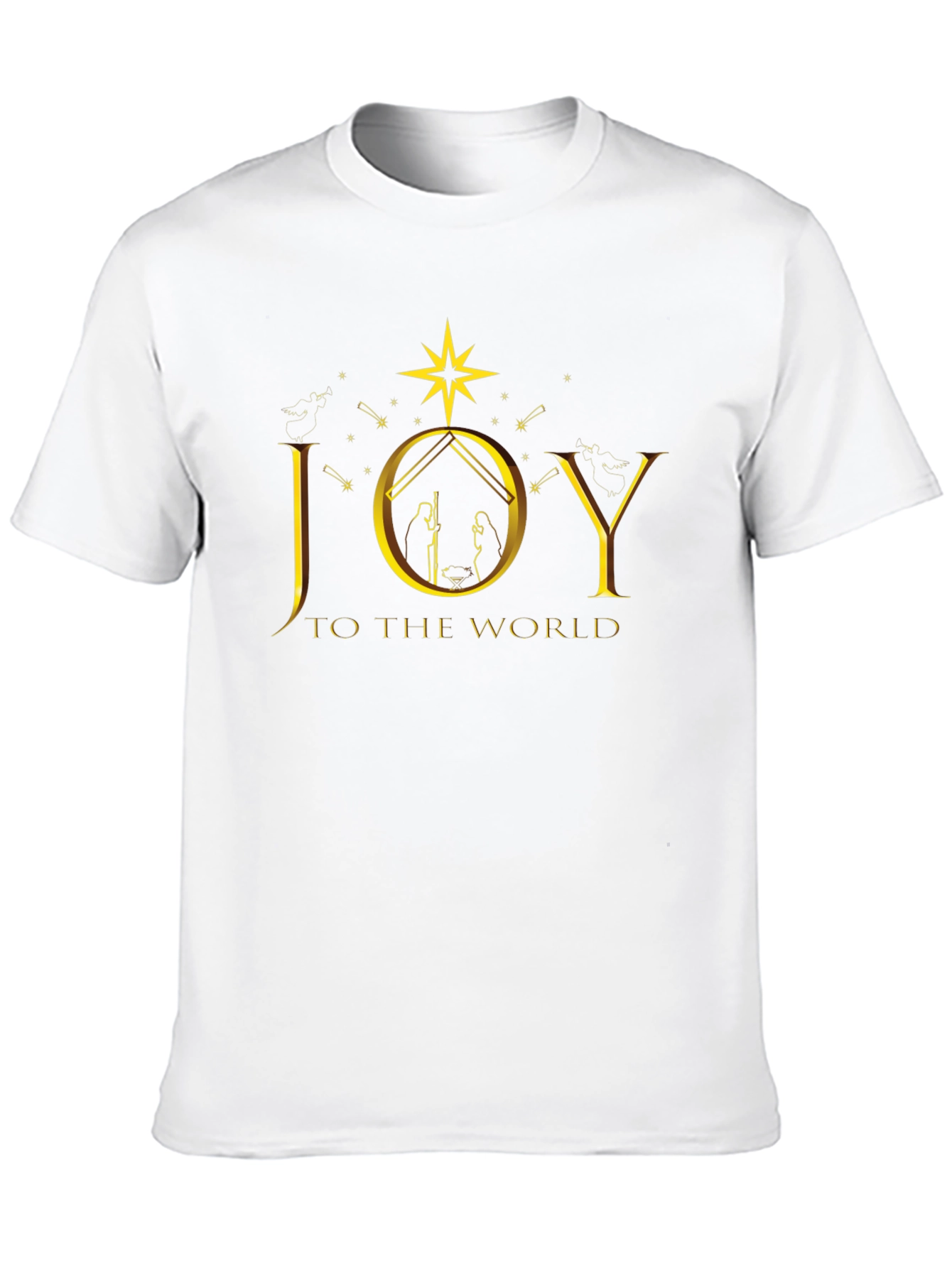 Joy to The World Christmas Graphic T-Shirt