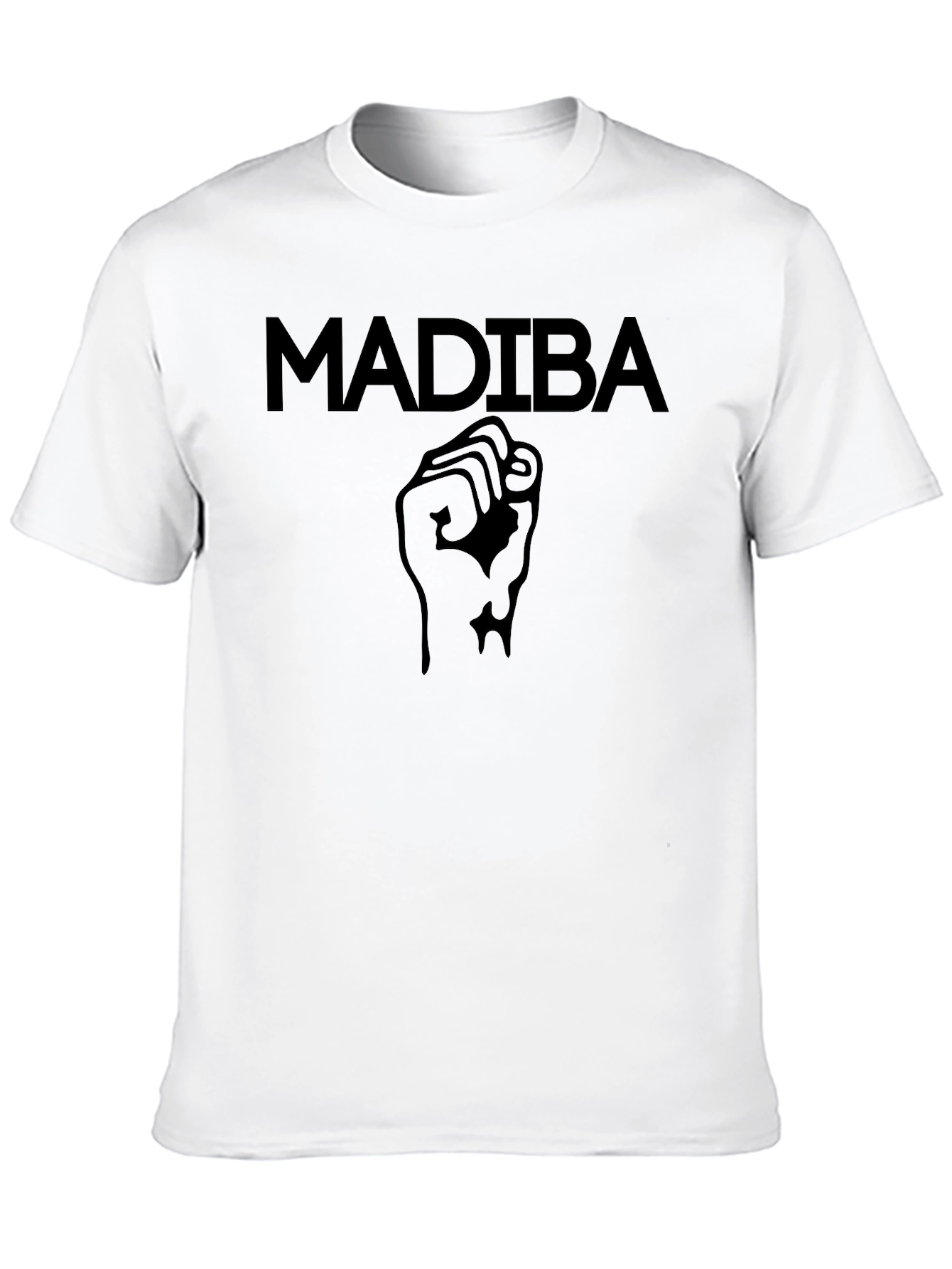 Madiba Fist Black Graphic Tee - Unisex