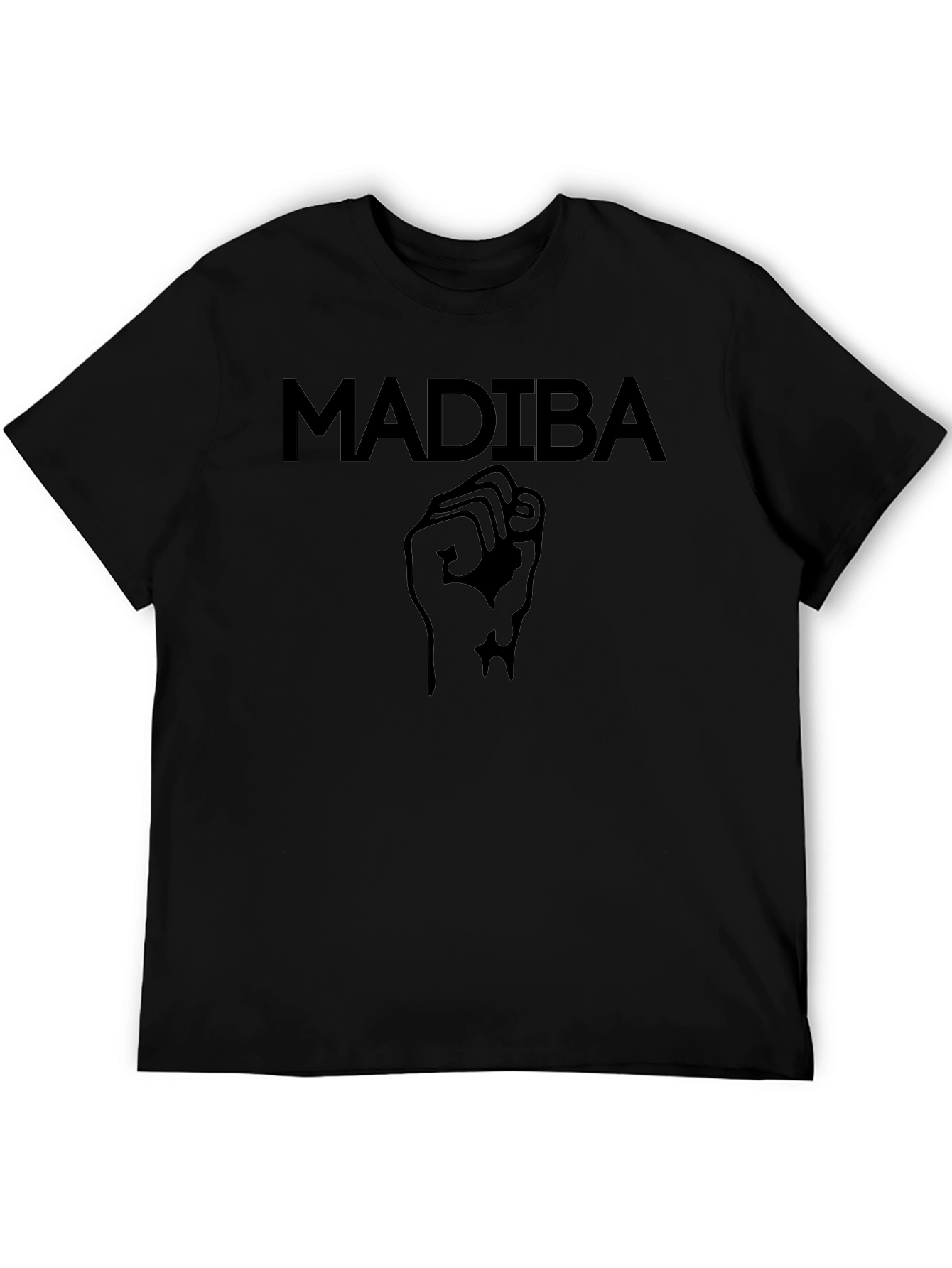 Madiba Fist Black Graphic Tee - Unisex