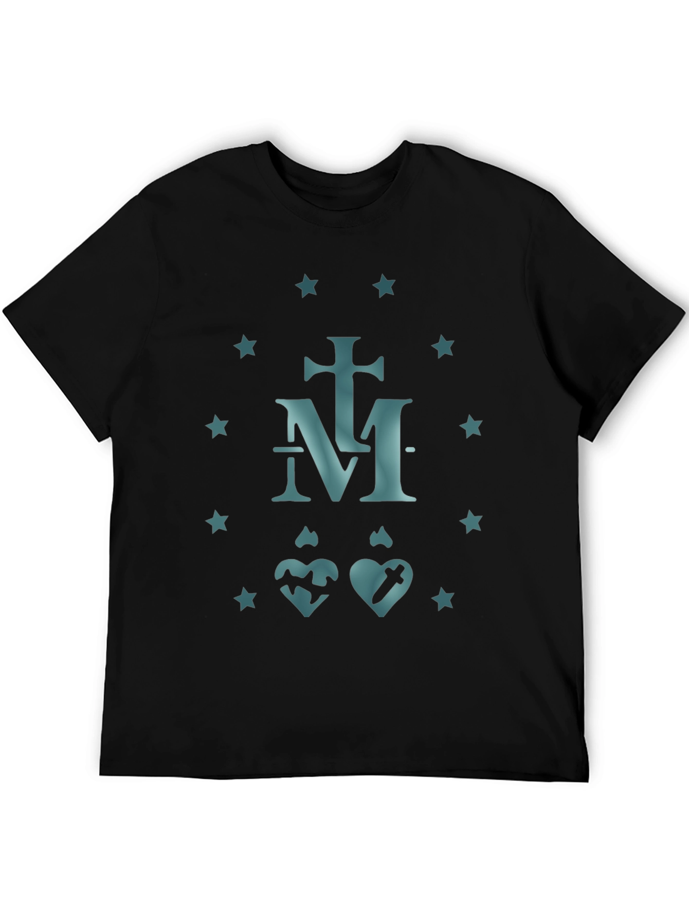 Marian Symbol T-Shirt -  Religious Catholic Tee