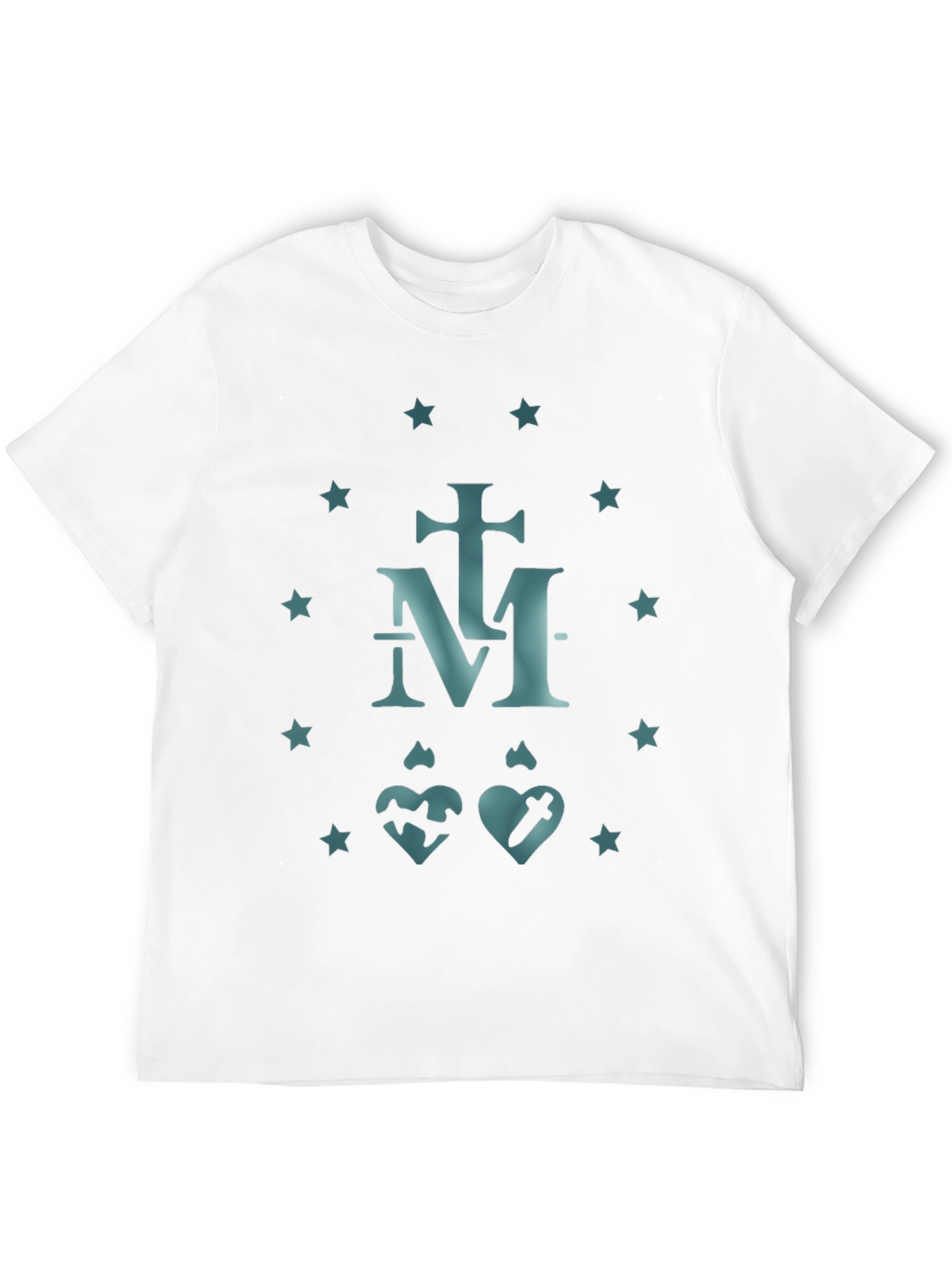 Marian Symbol T-Shirt -  Religious Catholic Tee