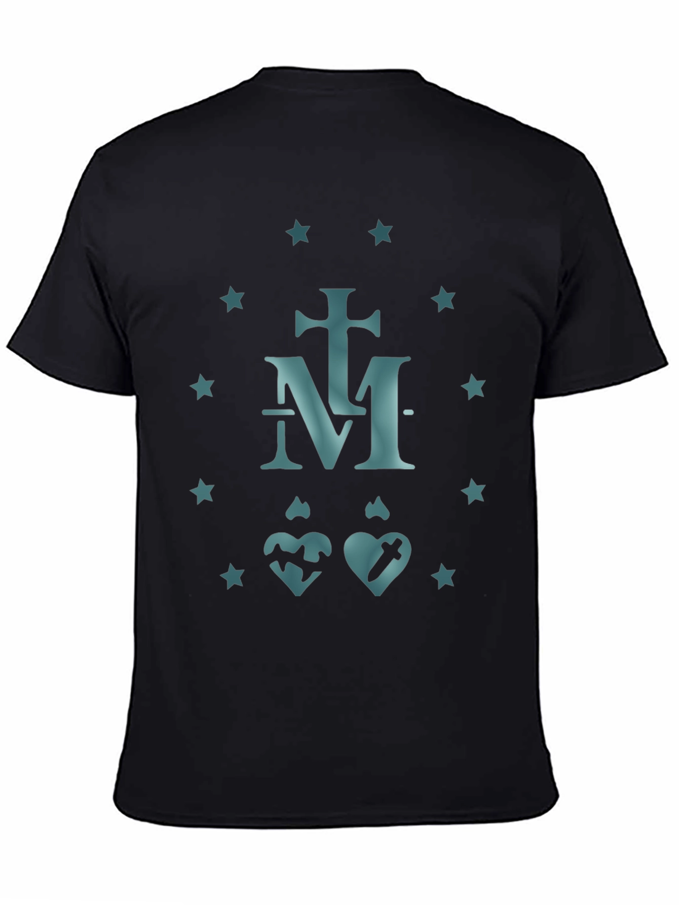 Marian Symbol T-Shirt -  Religious Catholic Tee