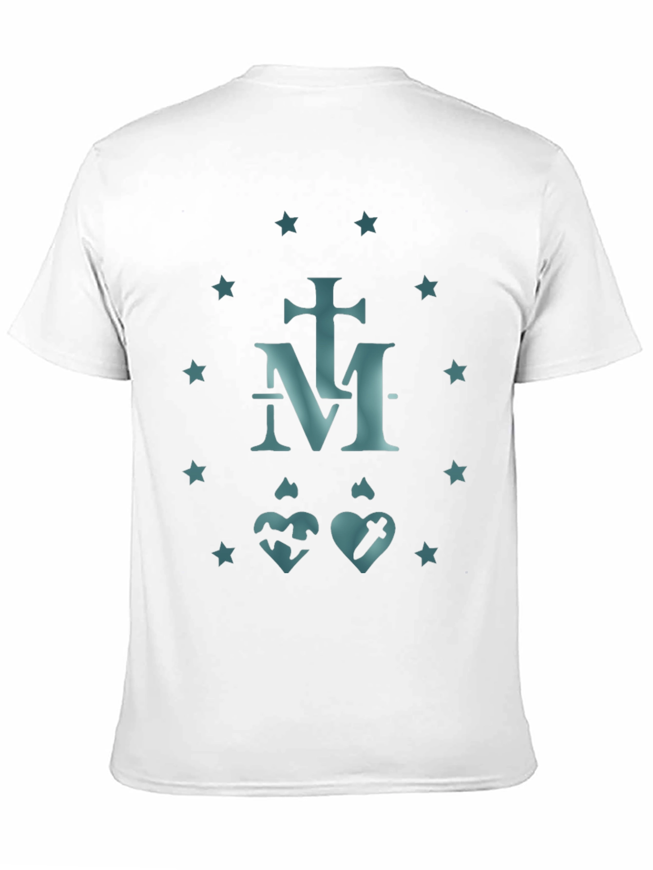 Marian Symbol T-Shirt -  Religious Catholic Tee