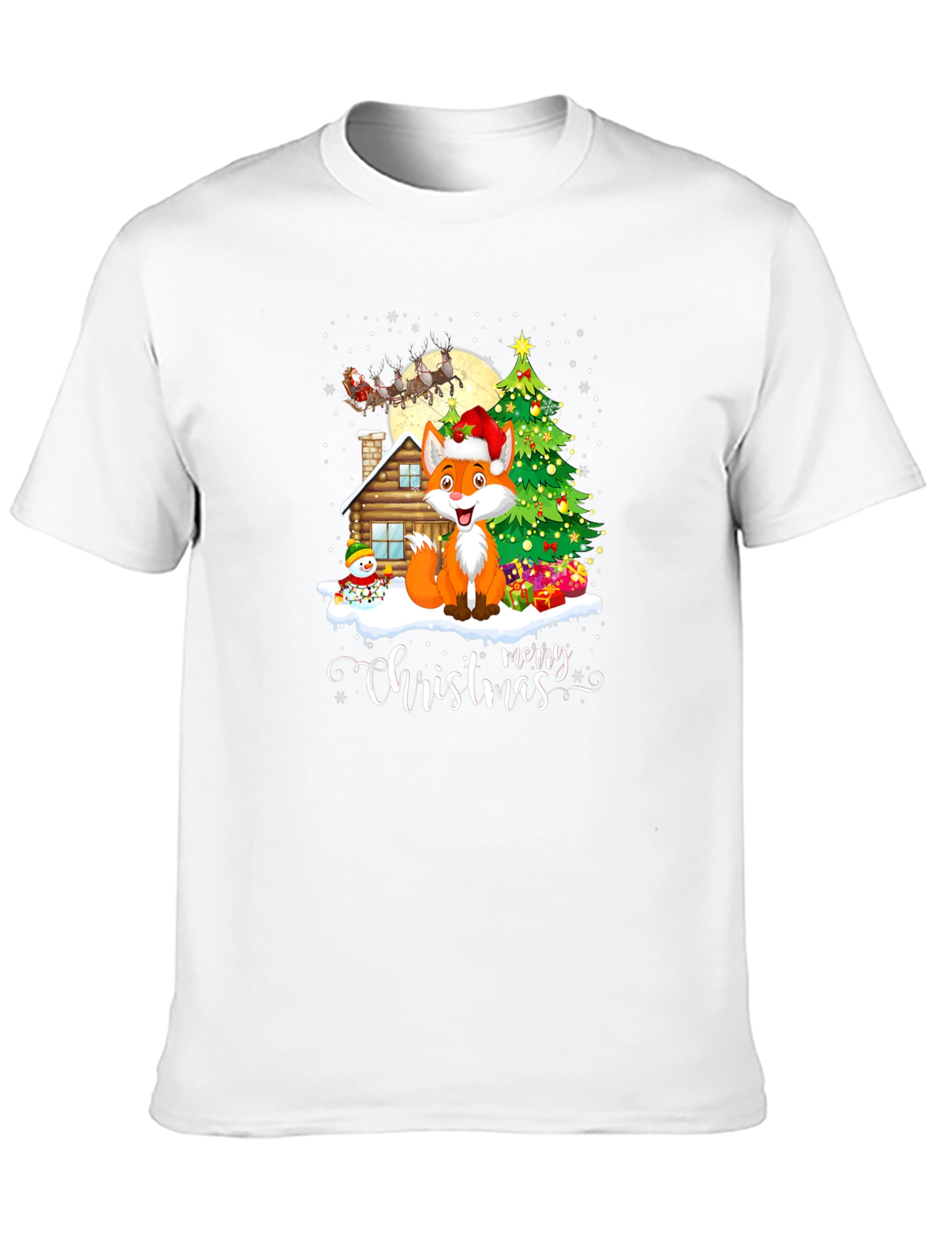 Christmas Fox T-Shirt