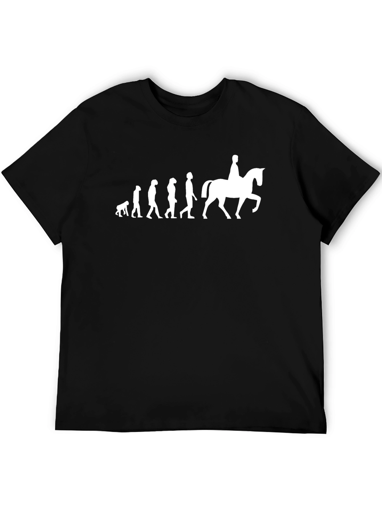 Evolution of Riding Black T-Shirt