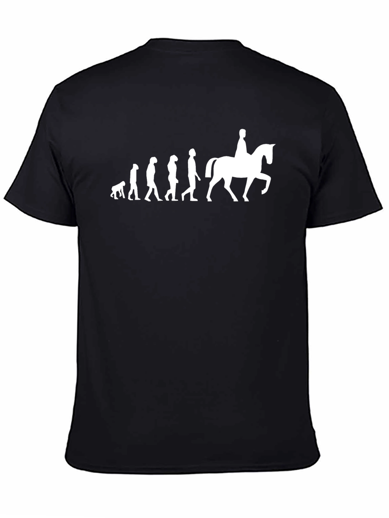 Evolution of Riding Black T-Shirt