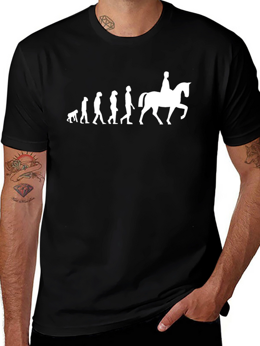 Evolution of Riding Black T-Shirt